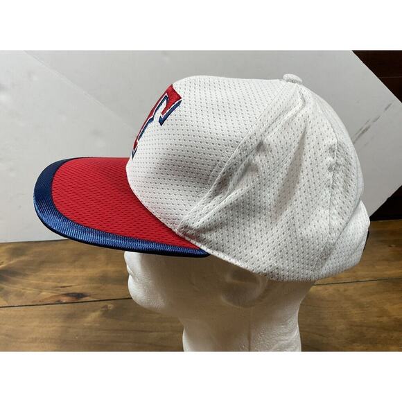 Vintage Texas Rangers Hat Cap Snap Back Mens MLB Baseball Drew Pearson White - Picture 3 of 8